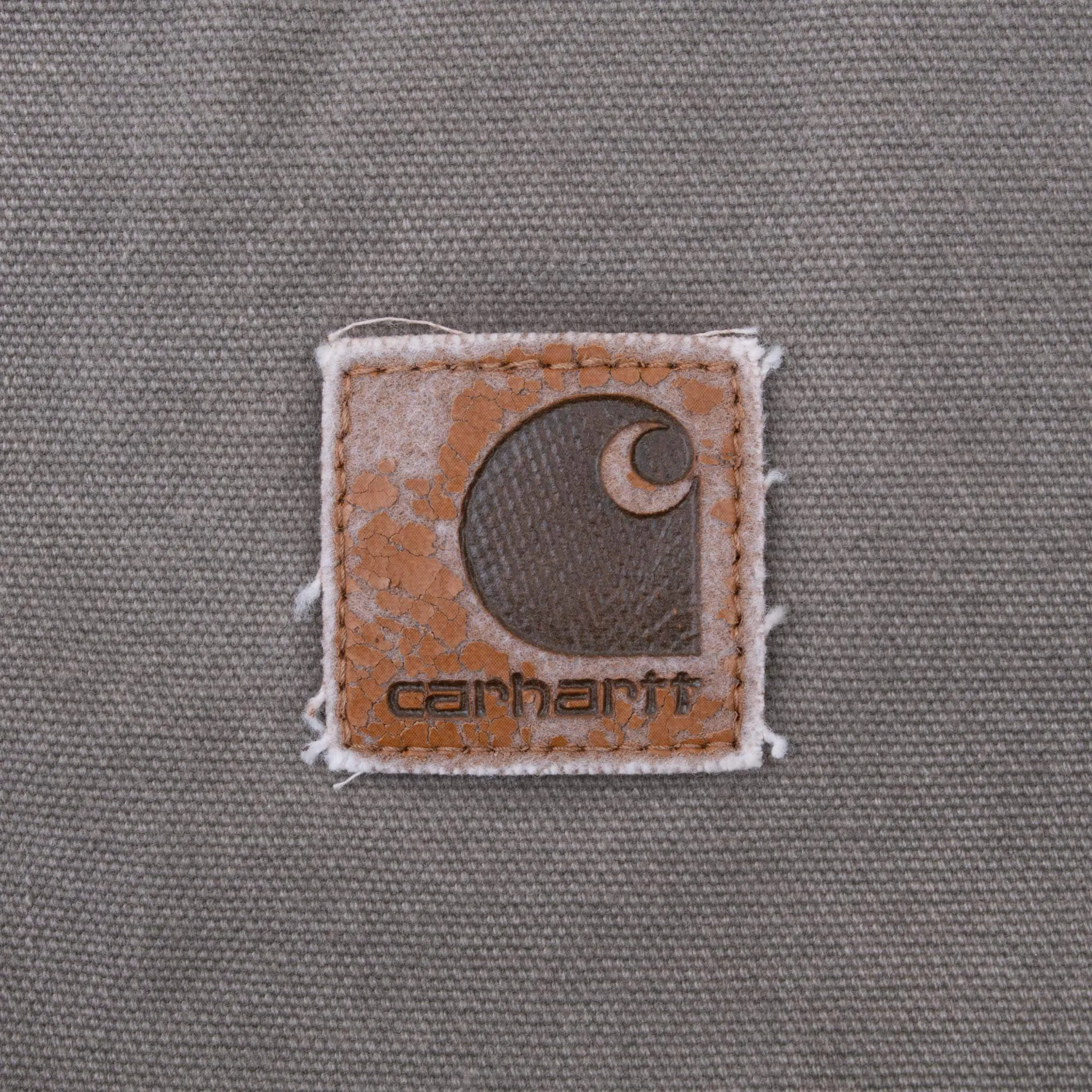 VINTAGE CARHARTT SHERPA LINED BEIGE VEST JACKET V13DES 2XL