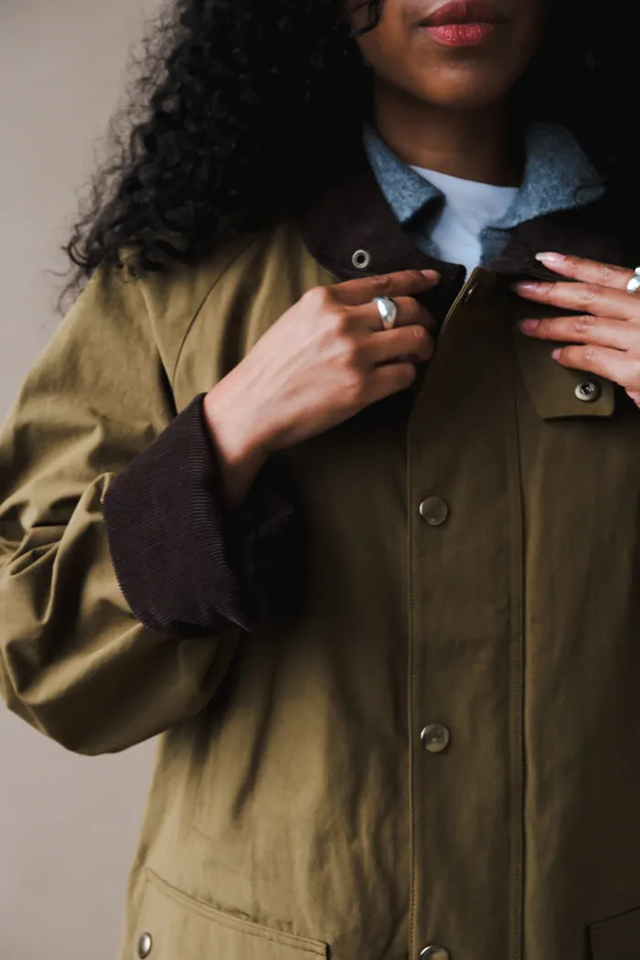 WAXED COTTON HUNTING JACKET