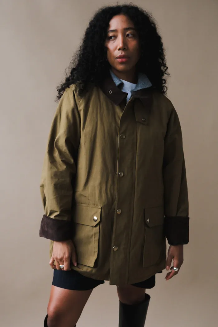 WAXED COTTON HUNTING JACKET