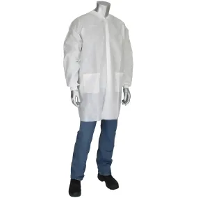 West Chester C3828/XL Standard Weight SBP Lab Coat - Two pockets 37 gsm