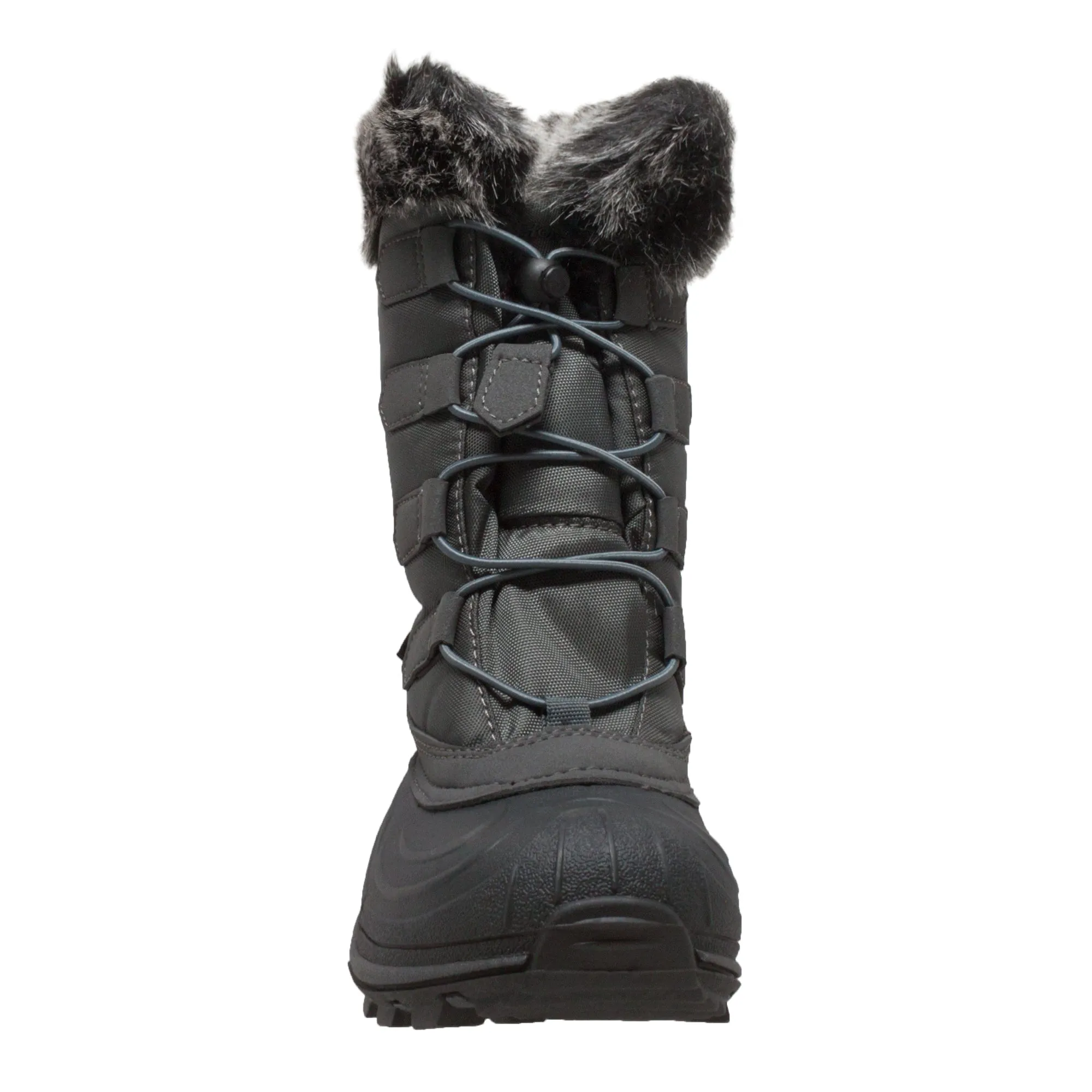 Women's Nylon Winter Boots Grey - 8780-GR