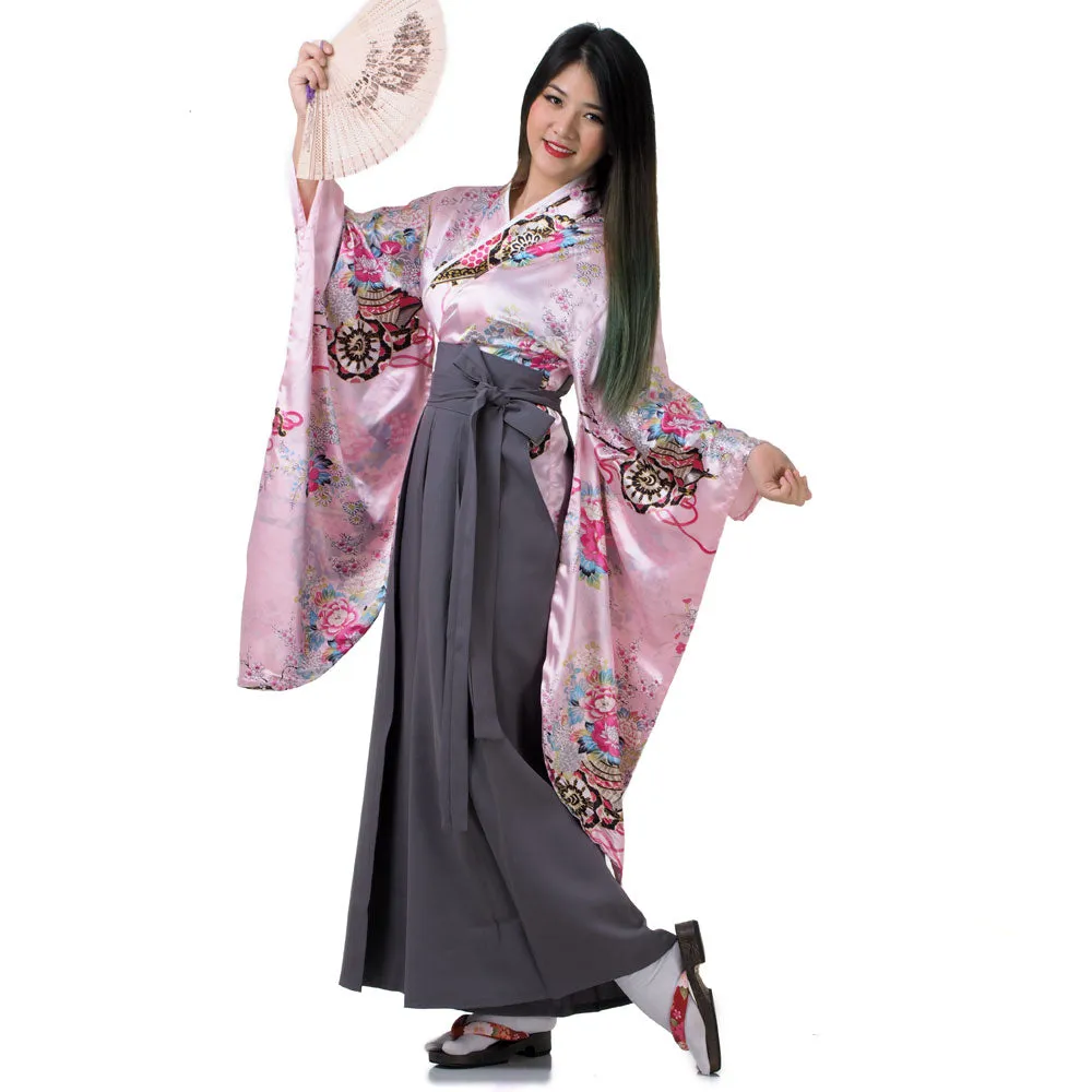 Yuri Japanese Women’s Kimono Hakama Set